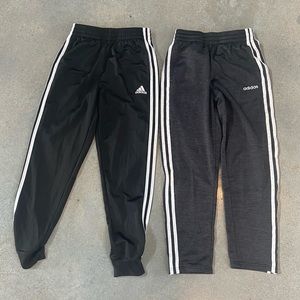 Youth Adidas track pants x2 YM 10/12